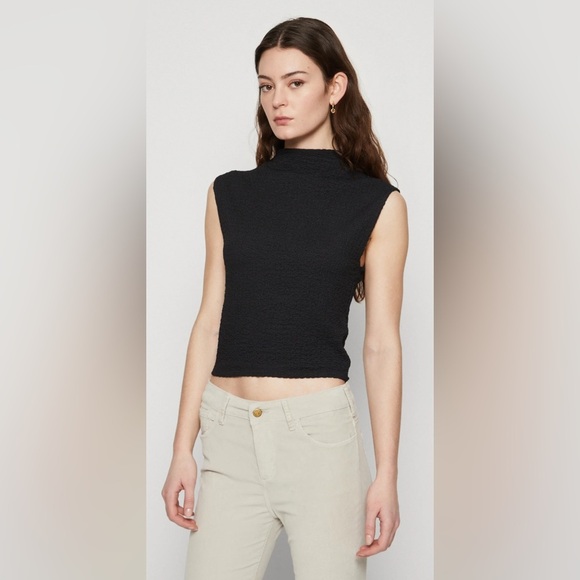 Abercrombie & Fitch Textured Muscle Tank Minimalist Black Size Medium - Picture 2 of 8